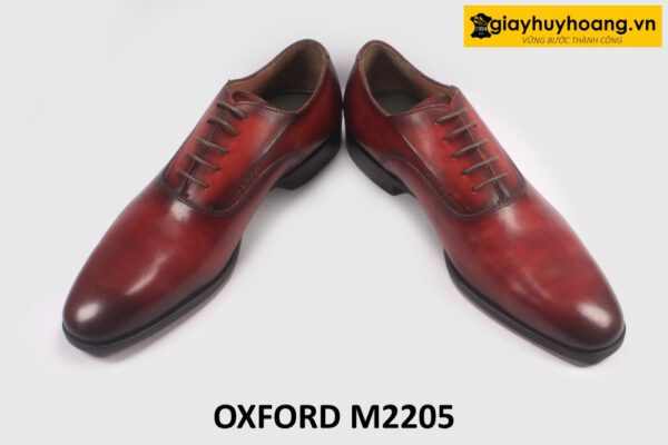 Giày tây oxford nam màu đỏ đô M2205 004