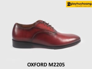 Giày tây oxford nam màu đỏ đô M2205 001