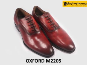 Giày tây oxford nam màu đỏ đô M2205 003