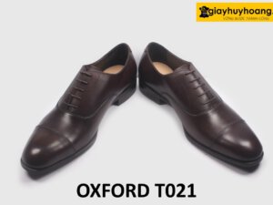 Giày da oxford nam công sở màu nâu cao cấp T021 004