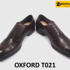 Giày da oxford nam công sở màu nâu cao cấp T021 004