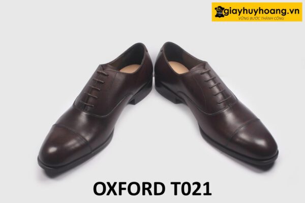 Giày da oxford nam công sở màu nâu cao cấp T021 004