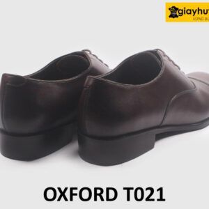 Giày da oxford nam công sở màu nâu cao cấp T021 003
