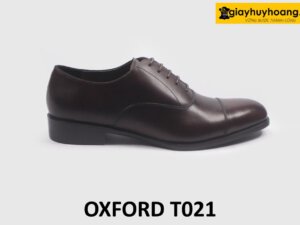 Giày da oxford nam công sở màu nâu cao cấp T021 001