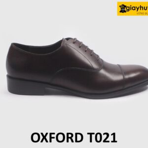 Giày da oxford nam công sở màu nâu cao cấp T021 001