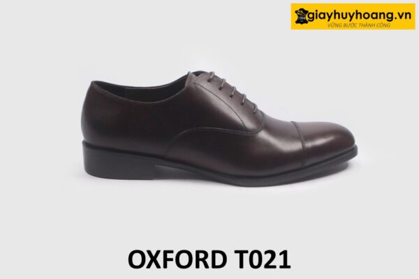 Giày da oxford nam công sở màu nâu cao cấp T021 001