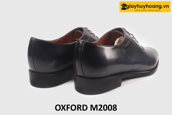 Giày da nam Oxford màu xanh navy patina M2008 003