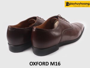 Giày tây oxford da nam màu nâu đậm M16 006