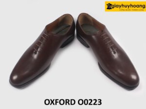 Giày tây oxford nam trơn không họa tiết O0223 004