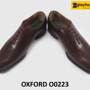 Giày tây oxford nam trơn không họa tiết O0223 004