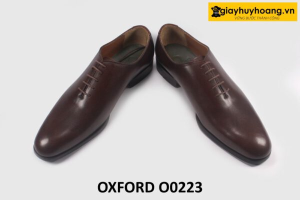 Giày tây oxford nam trơn không họa tiết O0223 004