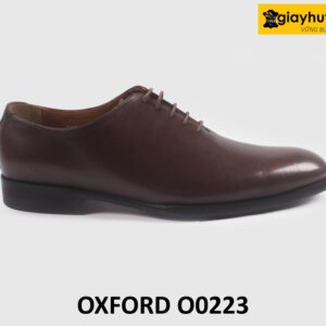 Giày tây oxford nam trơn không họa tiết O0223 001