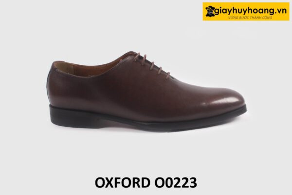 Giày tây oxford nam trơn không họa tiết O0223 001
