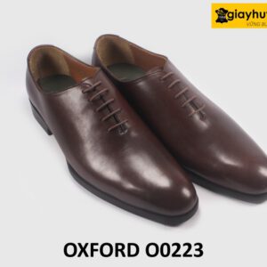Giày tây oxford nam trơn không họa tiết O0223 003