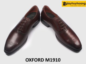 Giày nam Oxford màu nâu công sở M1910 005