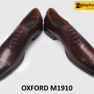 Giày nam Oxford màu nâu công sở M1910 005