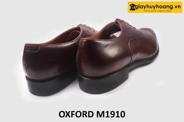 Giày nam Oxford màu nâu công sở M1910 004