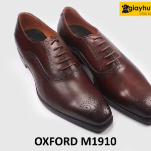 Giày nam Oxford màu nâu công sở M1910 003