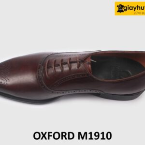 Giày nam Oxford màu nâu công sở M1910 002