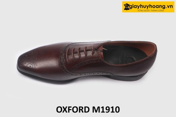 Giày nam Oxford màu nâu công sở M1910 002