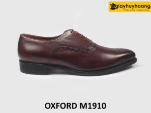 Giày nam Oxford màu nâu công sở M1910 001
