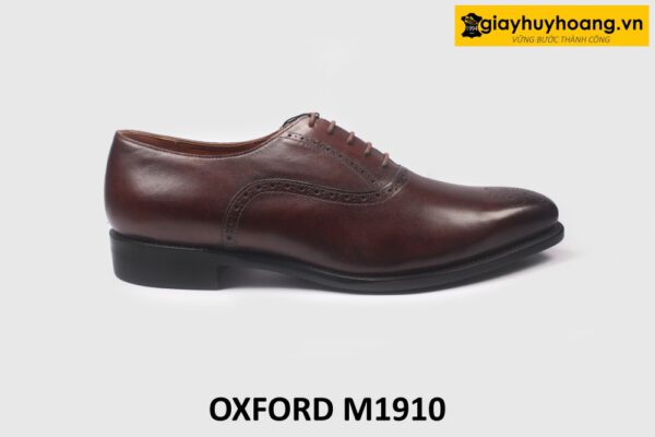 Giày nam Oxford màu nâu công sở M1910 001