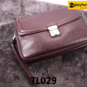 Ví cầm tay da vân hạt nam TL029 001