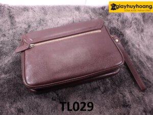 Ví cầm tay da vân hạt nam TL029 004