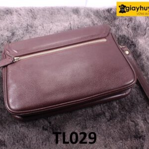 Ví cầm tay da vân hạt nam TL029 004