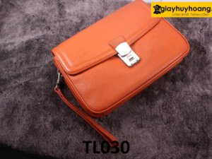 Ví cầm tay da vân hạt nam TL029 003