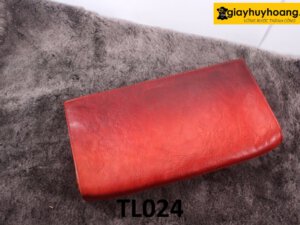 Ví cầm tay nam da bò vân cao cấp TL024 001