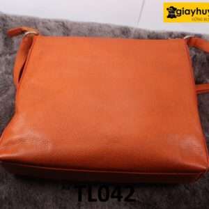 Túi đeo chéo nữ da bò hạt màu cam TL042 002