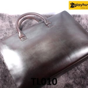 Túi xách nam công sở da trơn màu nâu TL010 001