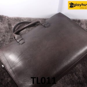 Túi xách nam công sở da hạt màu nâu TL011 02