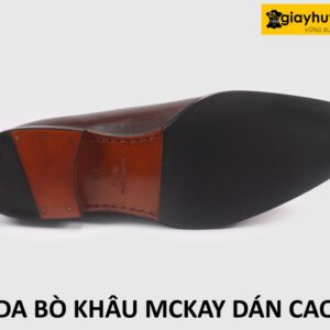 mẫu đế da bò dán cao su chống trượt cao cấp giày da nam giayhuyhoangvn