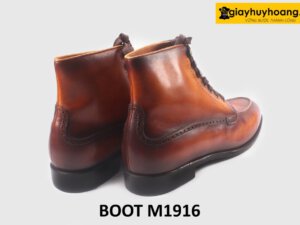 Giày da cổ cao nam Boot đế da bò khâu Goodyear M1916 0015