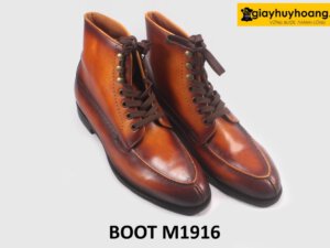 Giày da cổ cao nam Boot đế da bò khâu Goodyear M1916 0013