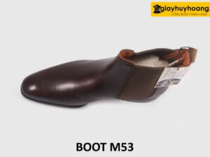 Giày boot da nam cổ cao chelsea đế cao su M53 002