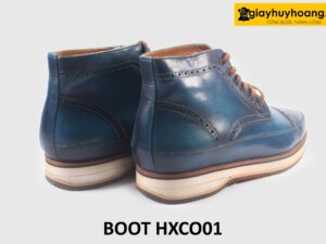 Giày boot buộc dây nam đế cao su HXCO01 005