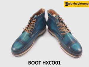 Giày boot buộc dây nam đế cao su HXCO01 004