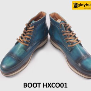 Giày boot buộc dây nam đế cao su HXCO01 004