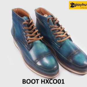 Giày boot buộc dây nam đế cao su HXCO01 003