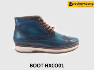 Giày boot buộc dây nam đế cao su HXCO01 001