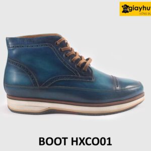 Giày boot buộc dây nam đế cao su HXCO01 001
