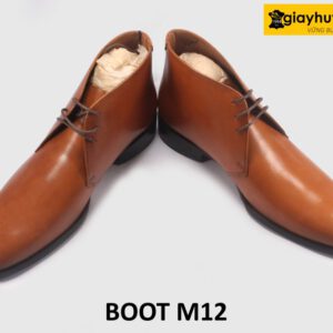 Giày Chukka Boot nam màu bò cổ lửng M12 003