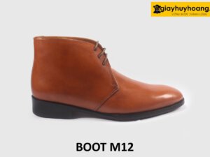 Giày Chukka Boot nam màu bò cổ lửng M12 001
