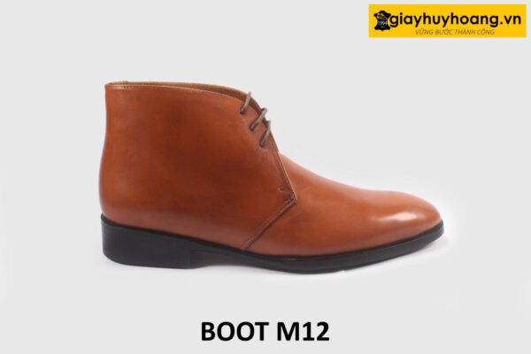 Giày Chukka Boot nam màu bò cổ lửng M12 001