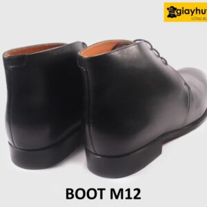 Giày da nam cổ thấp đế khâu chỉ Chukka Boot M12 005