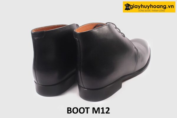 Giày da nam cổ thấp đế khâu chỉ Chukka Boot M12 005