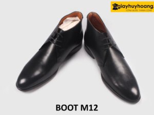 Giày da nam cổ thấp đế khâu chỉ Chukka Boot M12 003
